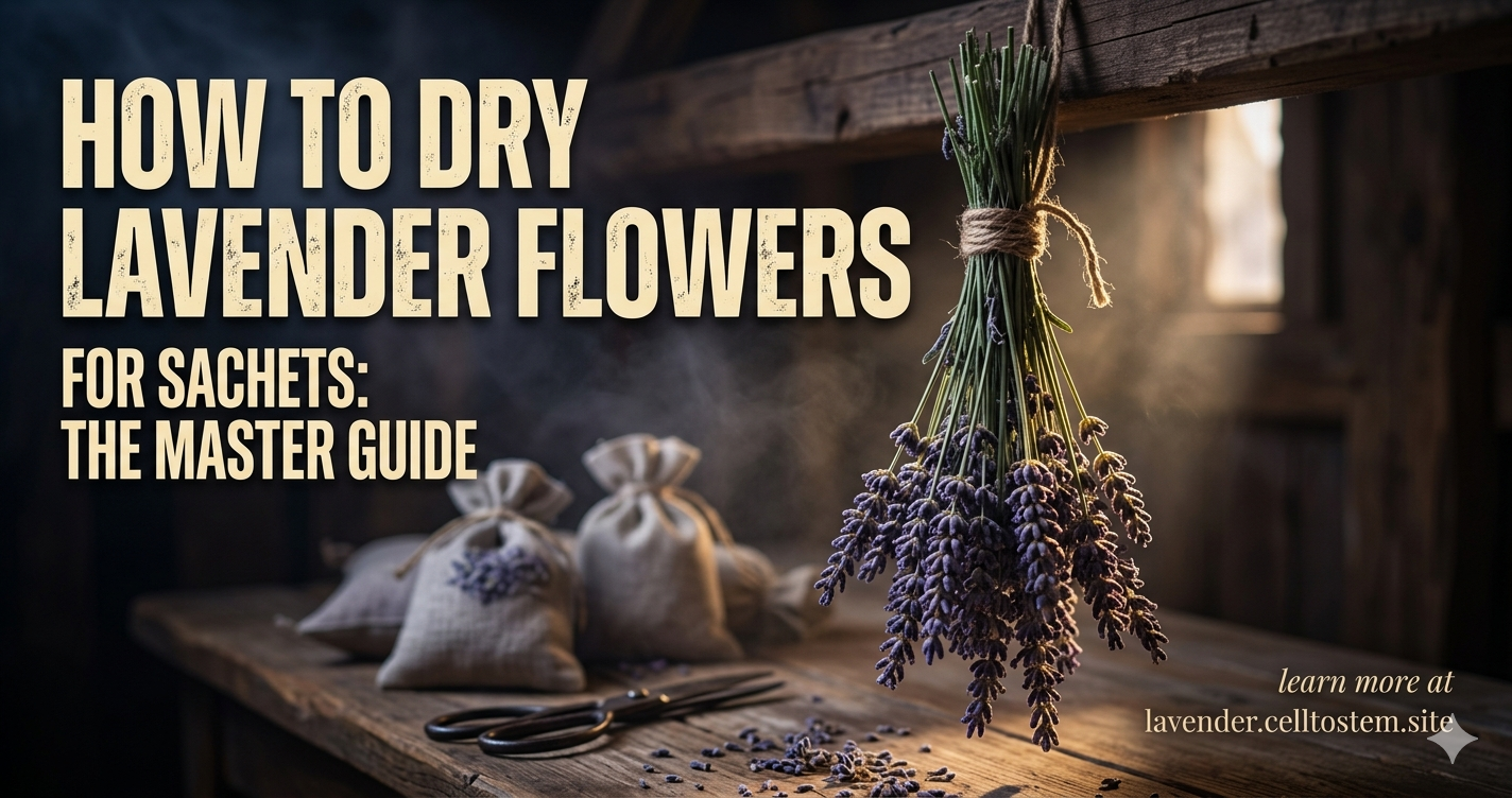 How to Dry Lavender Flowers for Sachets A Master Guide